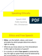 1 4 Speaking Ethically