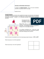 Lab 02 Extra - Extentions To Mendelian Genetics