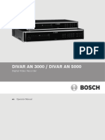 Divar 5000 Series Operation Manual