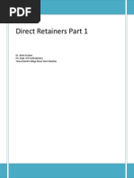 Seminar 5 Direct Retainers