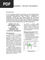 Circuitos Resonantes, Circuitos Osciladores A Cristal