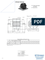 Foot Mounted Clutch-Brake Package: Factory Assembled and Tested Spline Drive Model CBP-400