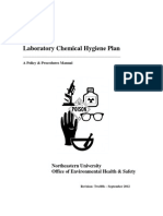 Laboratory Chemical Hygiene Plan - 2012