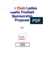 Template For Football Sponsorship