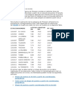 Poligonos de Thiessen en ArcGis