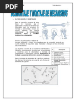 Taller Mecánico - TRABAJO DE MONTAJE Y DESMONTAJE