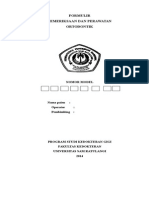 Formulir Pemeriksaan & Perawatan Ortodontik