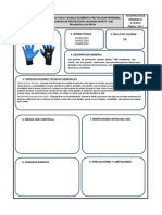 Ficha Tecnica E. P. P. Guantes JACKSON G40 Nitrilo