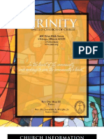 Trinity United Church of Christ Bulletin Jan 6 2008