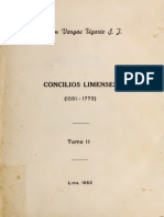 Rubén Vargas Ugarte - Concilios Limenses (Tomo II)