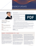 Energy Update: Welcome From The Ceo