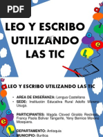 Proyecto de Aula Leo y Escribo