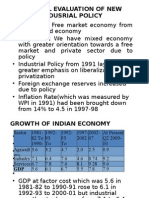 Critical Evaluation of New Indusrial Policy