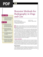 C+F-Restraint Methoda For Radiography in Dogs and Cats