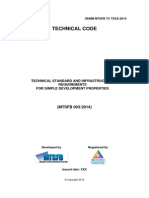 MTSFB 003-2014 Technical Standard and Infrastructure Requirements For Simple Development Properties