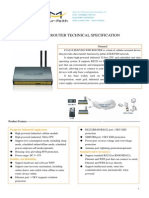 F3a24 Lte&Evdo Wifi Router Specification