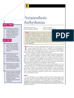 Perianesthetic Arrhythmias