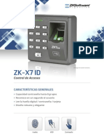 Control de Acceso Zk-x7-Id