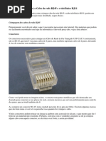 Crimpando Cabo de Rede RJ45 e RJ11