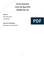 Proyecto Gotitas de Luz 2014 PDF