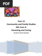 2014 - HSC Core 3 - Parenting and Caring Student Booklet