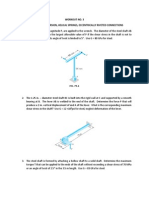 Workout No. 3 Poisson'S Ratio, Torsion, Helical Springs, Eccentrically Riveted Connections