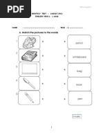 Year 1 Test Paper 2014b