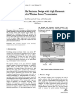 Efficient 2.45 GHZ Rectenna Design With High Harmonic Rejection For Wireless Power Transmission