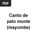 El Cajon o Toque Espiritual y El Cajon en El Palo Mayombe