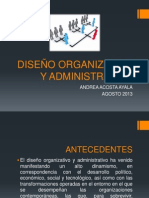 Diseño Organizativo y Administrativo