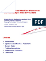 Optimal Virtual Machine Placement Across Multiple Cloud Providers