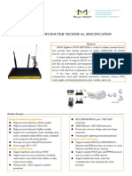 F8634 Zigbee+ Evdo Wifi Router Technical Specification: General