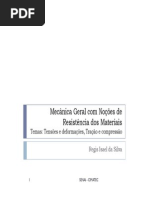 Aula 6 - Tensões e Deformações - Tração e Compressão