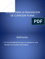 Tecnica para La Realizacion de Curacion Plana