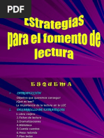 Estrategias para El Fomento de La Lectura