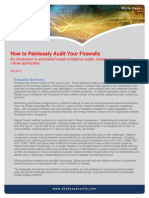 Auditing Your Firewalls