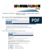 Instructivo Acceso Al Laboratorio Remoto - Netlab