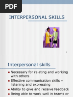 Interpersonal Skill