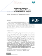 Spectral Finite Element Method For Propagation of Guided Elastic Waves in Wind Turbine Blades For SHM Purposes