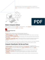 Modern Computers Defined: Instructions Execute Program