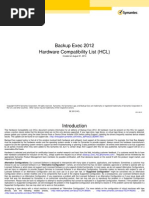 Backup Exec Compatibility Guide