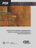 Orientación Educativa Fundamentos Teóricos, Modelos Institucionales y Nuevas Perspectivas