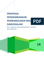 Proposal Pengembangan Masjid Darussalam