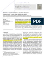 Epidemic Logistics and Control Review Main