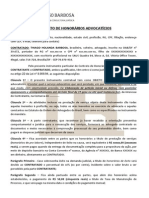 Contrato de Honorários Advocatícios - Thiago Holanda Barbosa