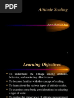 Attitude Scaling: Ravi Shankar Rai