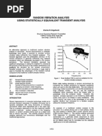 PSD To Statistically Equivalent Transient