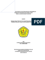 Pengaruh Sarana Dan Prasarana Pendidikan Terhadap Profesionalisme Guru