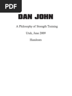 Dan John Standards, Sample Warmups & Complexes