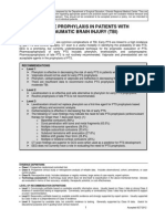 Seizure Prophylaxis in TBI